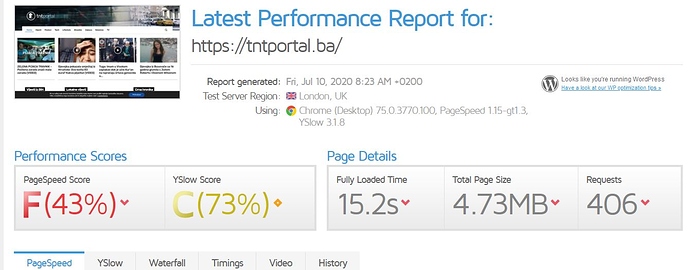 2020-07-10 08_23_50-Latest Performance Report for_ https___tntportal.ba_ _ GTmetrix